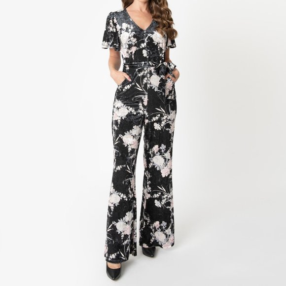 Unique Vintage Pants & Jumpsuits Nwot Black And Ivory Unique